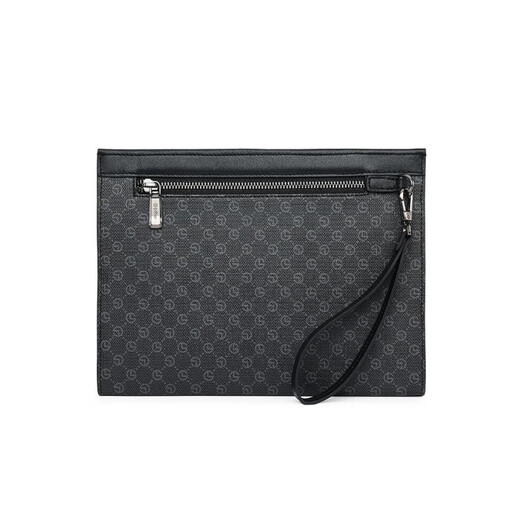Jinlilai handbag envelope bag men's bag PVC clutch long card bag wallet birthday gift for boyfriend
