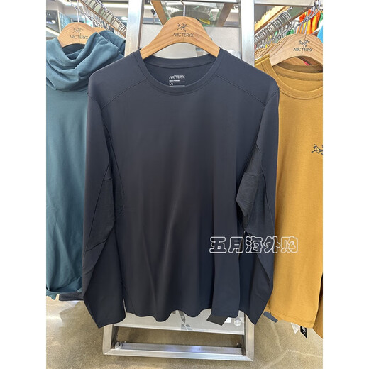 始祖鸟（ARC'TERYX）ARC’TERYX始祖鸟RHO HYBRID男士内层长袖上衣拼接羊毛6190/6243 不退换半拉链石墨灰GAP 6190 S