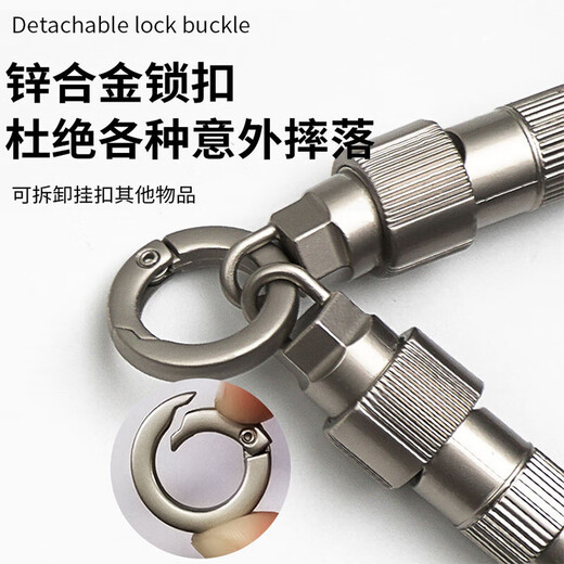 AKCE [wiederaufladbar] Mobiltelefon Lanyard-Datenkabel Zwei-in-Eins-neue Super-Fast-Lade-Cross-Body-Anti-Verlust-Nacken-Handgelenk-Kurzmodell für Apple iPhone Android Type-C 1.2m Android-Modell [Typ-C to Type-C] [Mobiltelefon Lanyard + Data Cable Zwei-in-One]