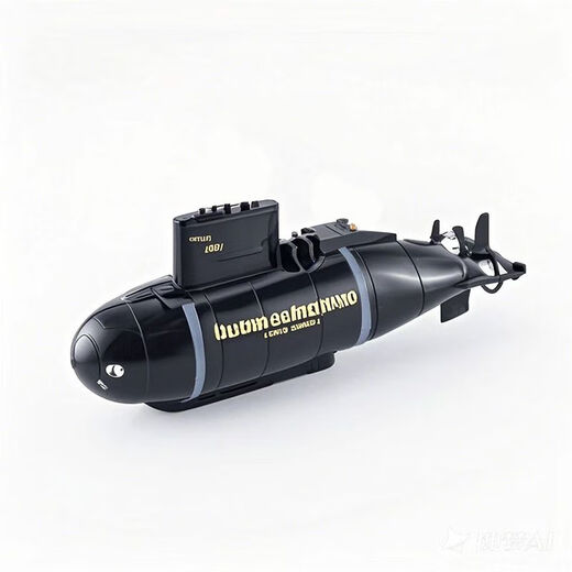 
Children's remote control submarine small nuclear submarine toy electric mini charging toy boat fish tank boat model waterproof 6.0 upgraded version six channel up and down black dive