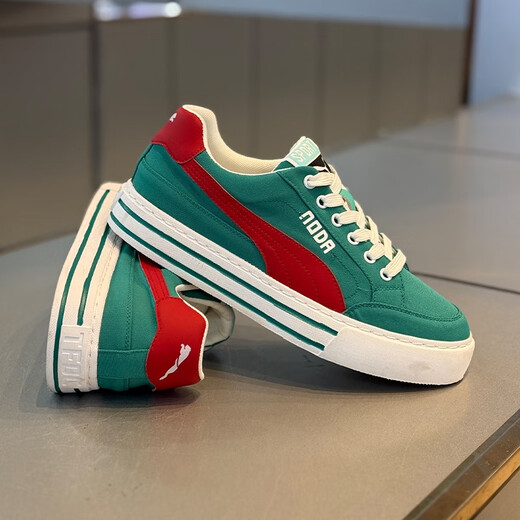 Diggorl Light Luxury Brand Herrenschuhe 2025 Sommer Neue Leinwandschuhe Sport schöpferische Schuhe atmungsaktive weiche Sohleschuhe Männer Weiß Rot 39 (Standard Lederschuhgröße)