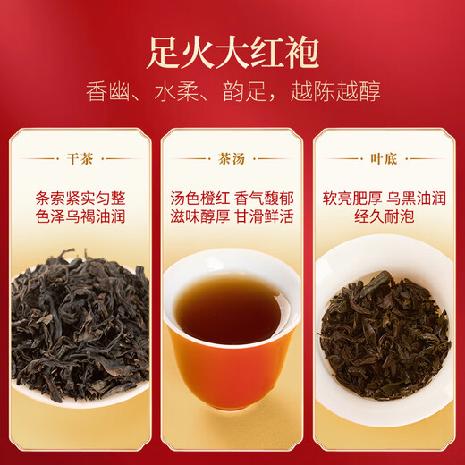 Seawall (SEA DYKE) Chinese Tea Oolong Tea Legend Series Wuyi Rock Tea Dahongpao Special 125g Medium Foot Fire Canned Food Tea Leaves