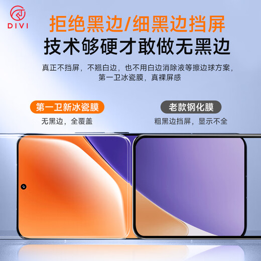 First Guard DIVI 100% ultrasonic second unlocking, suitable for Xiaomi 15 mobile phone film, Xiaomi 15 high-definition, no black edges, non-tempered film, smooth and anti-fingerprint, 2 pieces
