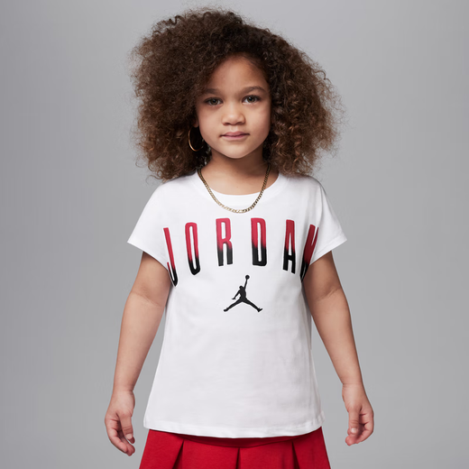 Nike (Nike) Jordan Nike Jordan 'chaleco de niñas y pantalones plisados ​​y vasos Summer Sports II3743 687 Fitness Red 160 xs