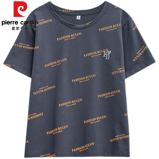 皮尔卡丹（pierre cardin）遮肚子百搭纯棉短袖t恤女2025夏装新款200斤宽松显瘦休闲上衣 6625紫色 L 90-120斤