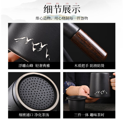 洧宜千里江山笔记本礼盒套装商务礼品定制logo企业公司会议送客户员工故宫文创高档精致水杯u盘伴手礼
