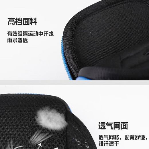 OIMG running mobile phone arm bag men's and women's mobile phone bag sports mobile phone arm cover fitness cycling night running professional equipment storage gray arm bag