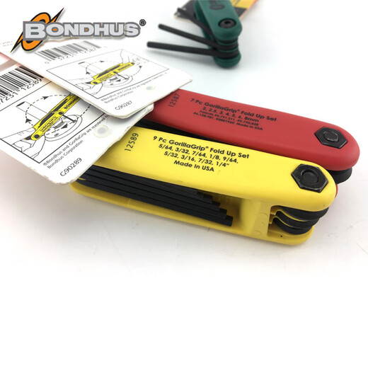 Hanchang American Bondhus Bondhus 12591 Регулировка лука Hexagon Key 12589 Складной гаечный ключ 12550 12591 Регулировка лука 0,05-3/16