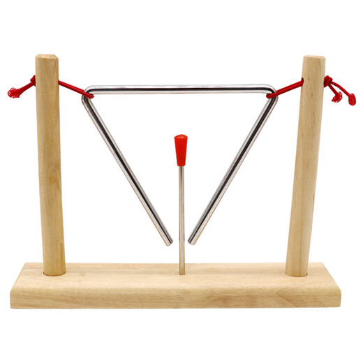 Dream Triangle Iron Musical Instrument ORF Instrumento Instrumento de la escuela primaria para niños Estudiantes de Kindergarten Professional para la música para niños Ayudas de enseñanza [Triangle Iron 20cm+ Stick]