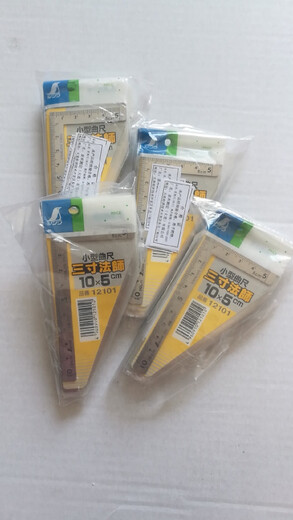 Kezhitu Shinwa Japanischer Penguin und 10*5 cm Drei-Zoll-Mage kleiner Kurvenurlurer 12101 kleiner Winkel Lineal rechtwinkel 12103 Fünf-Zoll-Magier 15*7,5 cm12103
