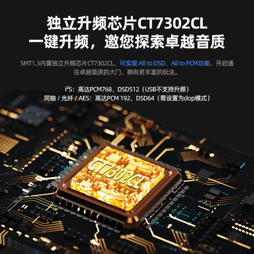 Shanling SMT1.3 desktop streaming media turntable digital broadcast decoding headphone amplifier all-in-one dual-band wifi6 transmission NAS function HD touch screen SMT1.3 silver