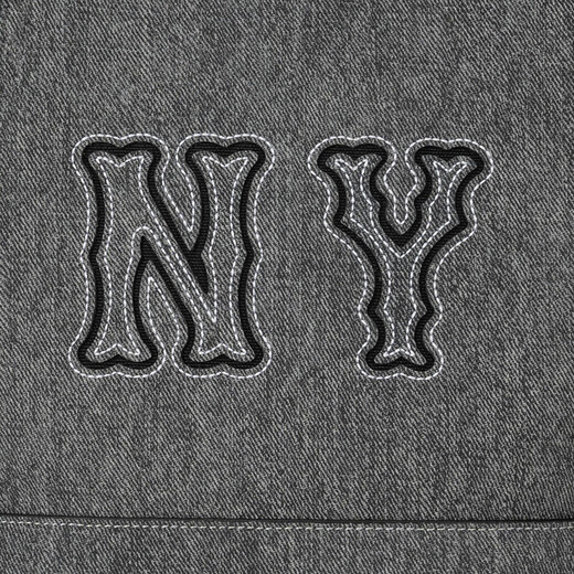 MLB七夕情人节礼物男女情侣包 2025新款复古ny单肩包休闲斜挎水桶包 纽约洋基队/黑色 均 码