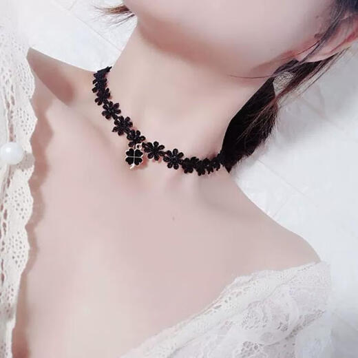 香莜儿蕾丝项链伤疤遮盖颈纹遮疤痕丝巾甲状腺术后脖子遮挡颈链装饰护颈 SC6627