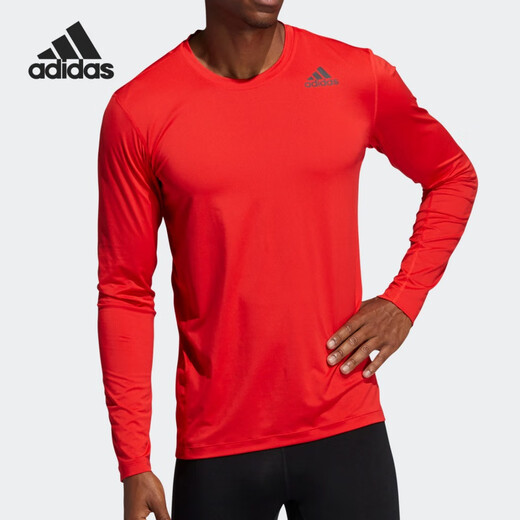 Adidas/authentische Männer Fitnesstraining Sport runden Nacken Langarm T-Shirt GL9894 Offizielles Flaggschiff GL9894 Hauptbild L 180/100a