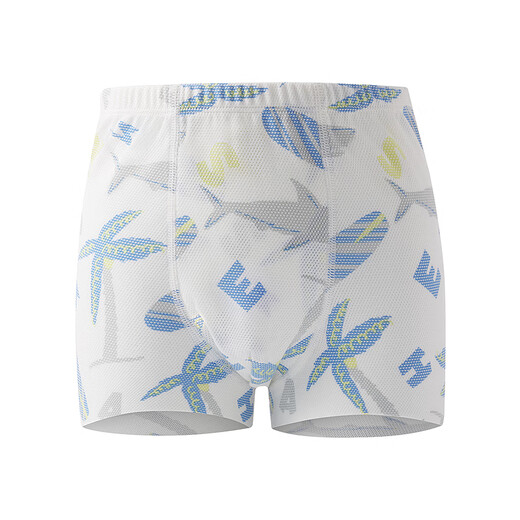 Admiration Children Admiration Children's Hole Boys Rise Mid-waist Boxer Briefs Boys Modal Mesh Underwear AK223H352 Vacation Shark 110 (30-42Jin Jin is equal to 0.5kg)