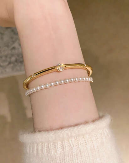 IosnIOSNS925 sterling silver medieval style fortune-telling planet rotating bracelet ring light luxury new ring bracelet gold bracelet (sterling silver + high carbon diamond) 16.5cm