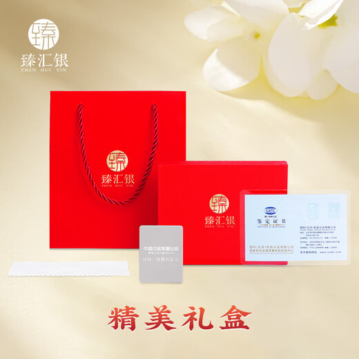 Zhenhui Silver 999 pure silver necklace women's four-leaf clover pendant clavicle chain fashion jewelry birthday gift for girlfriend and wife