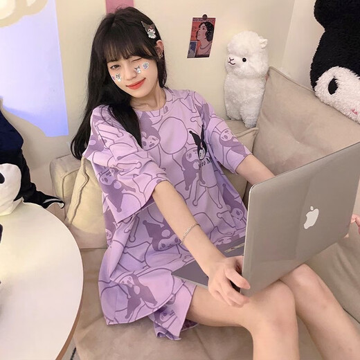 
Xushansi pajamas for women in summer fat mm200Jin [Jin equals 0.5 kg] plus fat plus size shorts shorts cartoon cute home clothes summer suit 679 green dinosaur 4XL recommended 172-200Jin [Jin equals 0.5 kg]