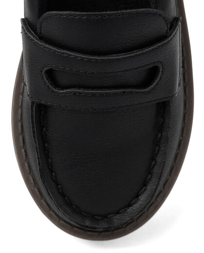 GYMBORee Boys Toddler Loafers Black Loafers 2 Big Kids