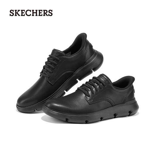 Skechers Flash Wear Schuhe Herren Business Schuhe für Herbst Dünn ein Fuß Derby Schuhe Soft Sohle Arbeit Pendler Freizeitschuhe 205353