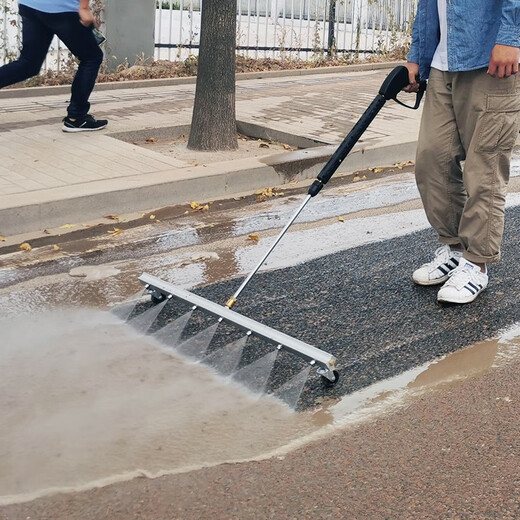 Lavadora de piso de siete hoyos de alta presión Square Road Lavado de piso DISCO PROPIEDAD DE AGUA AGUA Multi-spray Lavadora para la ropa de reproducción V1SN4882 33cm Cabezal de lavado de piso de cuatro hoyos [sin barra de armas]