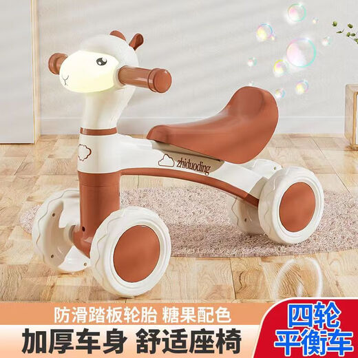 Andere Kinderbalchenbräber ohne Pedale 1-3 Jahre alte Baby-Roller Kinder-Roller Baby Walkers Vierrad T Prinzessin Pulver + Spezialstandardstil