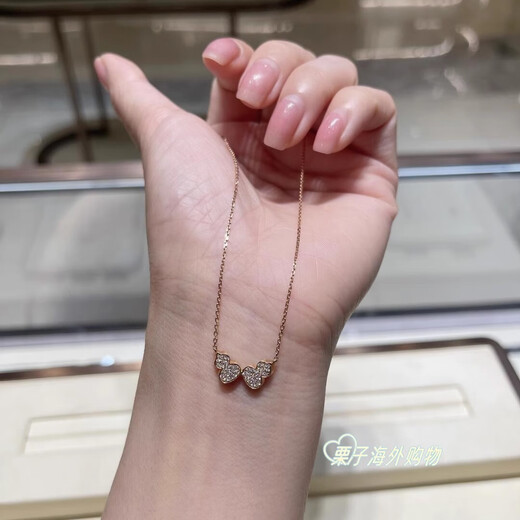 Qianjun/Kirin Wulu series 18k gold diamond gourd necklace HyCeram double gourd pendant diamond