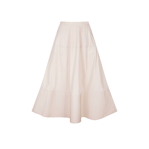 LESS [Same Model in Shopping Mall/Seiko Series] 2025 Summer New Long Loose Waist Skirt 2P5D11980 273 Paper Khaki S