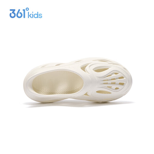 
361 children's hole shoes 25 summer men and women middle-aged children breathable soft and elastic water and land, one foot to pedal beach sandals white 38