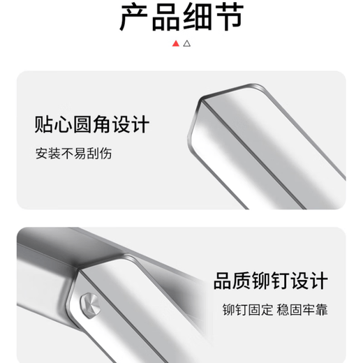 Thickened stainless steel 304 air conditioner outdoor unit bracket suitable for universal 1-1.5/2/3P/5 HP outdoor unit frame 201 1.5P 8 cm expansion wire丨1.4mm丨460 long