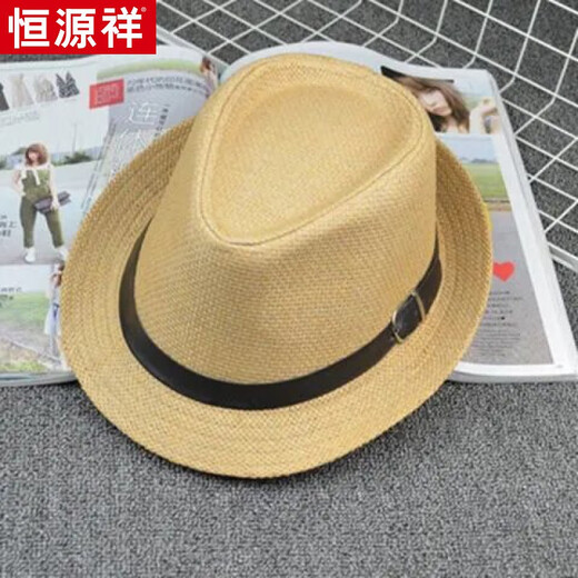 Hengyuanxiang льняная шляпа Top Hat Seat Mesh Men Men Medious Отец и дедушка на открытом воздухе быстро сушащаяся повседневная защита от солнца Соломенная шляпа Дыхающая маленькая шляпа-ячечка Цвета Хаки Средняя окружность док-станции (56-58 см)