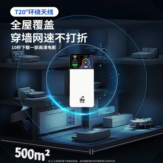 Xuan Kashi portable WiFi6 high-speed Internet 2025 latest 5GHF portable power bank card-free mobile network national universal traffic wireless network card home router 5GHF Extreme Edition 30 cores 24 channels - free 3000G monthly 1500G/promise not false standards and no speed limit