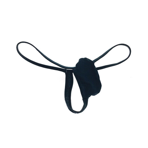 AOINA Uppered Classic Herren sexy Tanges Tangs mit ultra-dünn gestreiften Ice Seiden-Männer Unterwäsche Thongs T-Tuern Pink M2-2-Fuß-2-Fuß-2-Größe