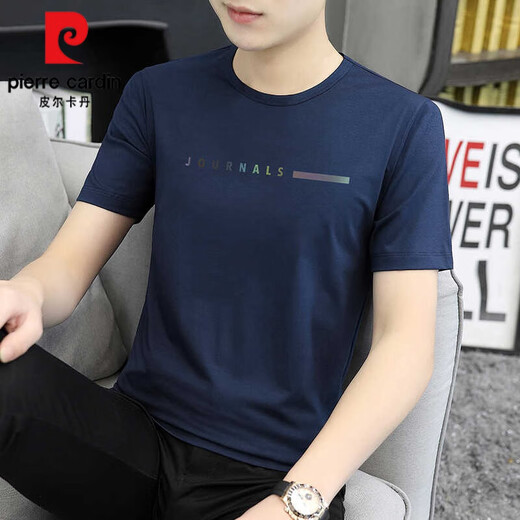 
Pierre cardin ice silk short-sleeved T-shirt for men 2025 new summer thin T-shirt summer casual trendy brand large-size men's top 1423 white 3XL 160Jin [Jin equals 0.5 kg]-175Jin [Jin equals 0.5 kg]