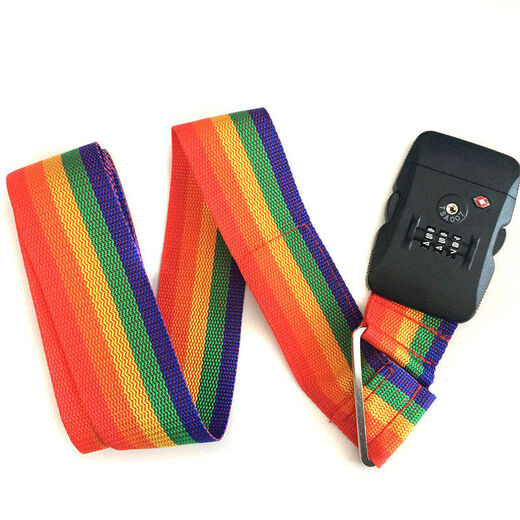 博沃尼克十字捆绑带行李箱打包带带行李带十字打包带TSA锁-打包带