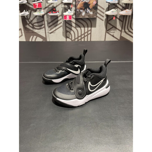 Nike (NIKE) children's shoes for boys and girls Velcro non-slip casual basketball sports FJ1391-001 29.5 -12C-foot length 18cm