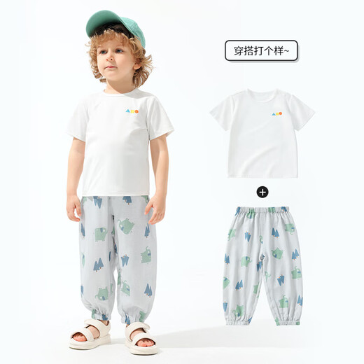 Betis children's short-sleeved T-shirt 2025 autumn new style breathable sweat-absorbent quick-drying top for boys and girls, forest green, sun protection and quick-drying 120 cm