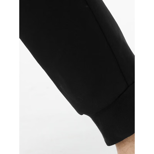 阿迪达斯（adidas）男裤冬季新款小脚裤子运动裤针织收口休闲跑步长裤GK9226 IX8349/黑色 束脚裤 L /180/86A