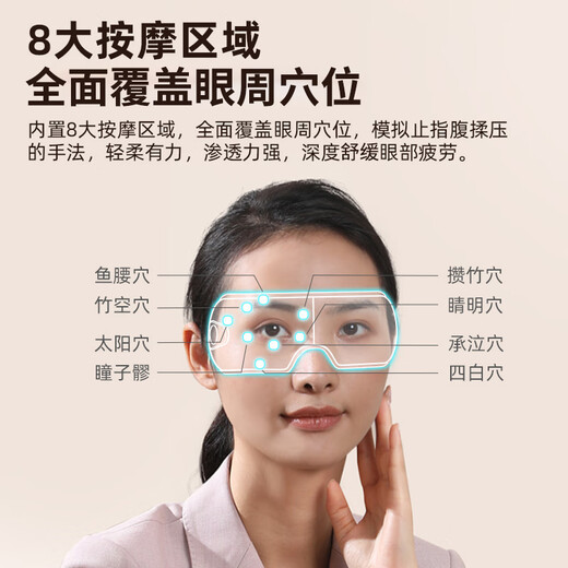 Apple Rabbit Christmas gift, birthday gift, visual eye massager for girls, girlfriends, best friends, wives, ladies, customized logo, niche, high-end, practical and heart-warming gifts, brown-Hongyun packaging-30 days free trial