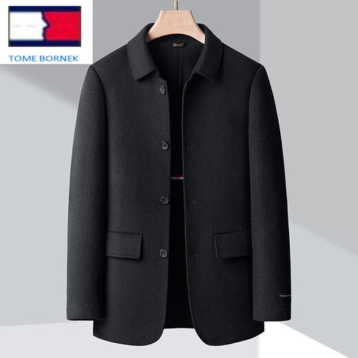 Tommy Hee Kelly Tommy Cattle Tommy Men's Woolen Coat Business Elder Wool Jacket Jacket Camel XL