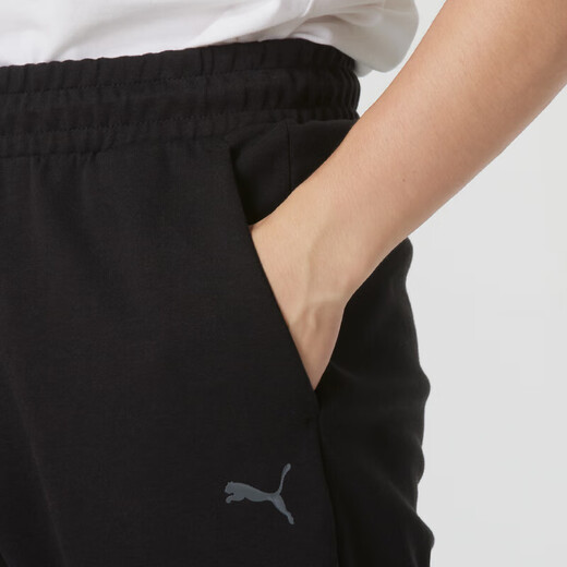 PUMA Pants Men's Casual Pants 2024 Autumn and Winter New Style Sports Pants Loose Breathable Trousers Sweatshirts Knitted Trousers Black M