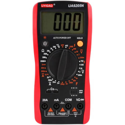 Ni Zhier UA9205N Digitales Multimeter Digital Multimeter Elektrizitätsmesserspannung und Strommessung