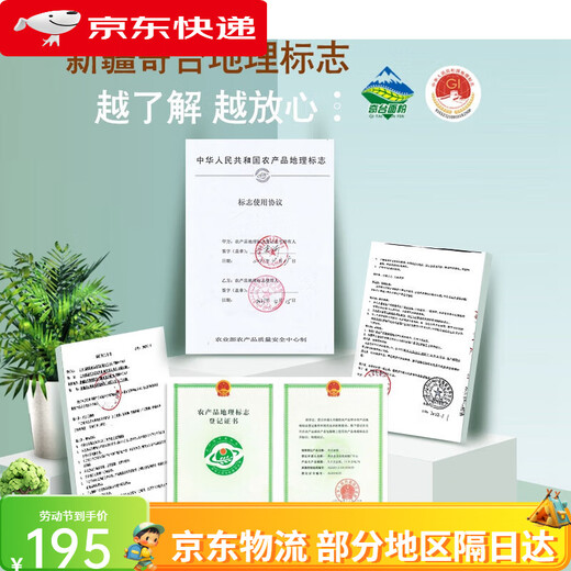Qiheyuan Xinjiang Farine de blé multipulaire 10 kg Xinjiang Qitai Zone de production 20 Jin [Jin est égal