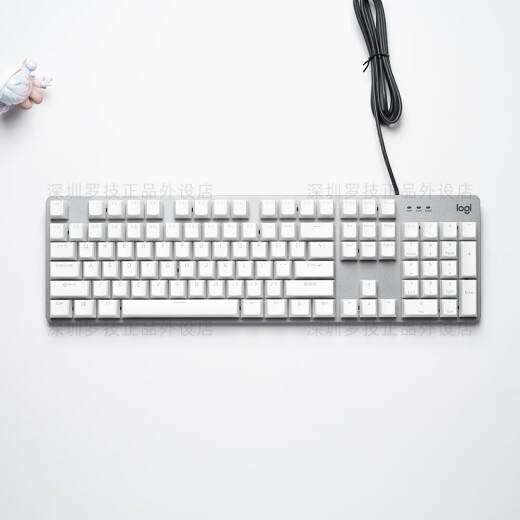 K845机械键盘有线办公打字游戏电竞高颜值水晶布丁青红茶轴 k845-布丁粉 有线连接104键茶轴官方标配