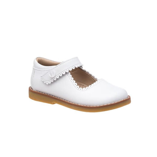 Elephantito Girls 3016K Flat Sandals White 1.5 Little Kid