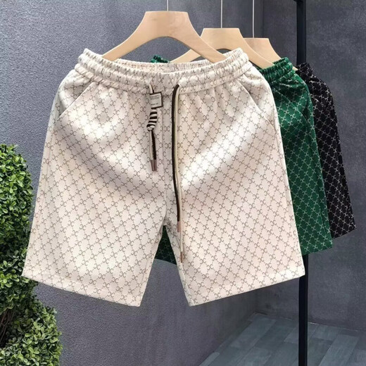 Guanmao Pei Shorts Herren trendy Sommer neue Sportarten und lässige amerikanische Briefe Vielseitige x838-schwarze m