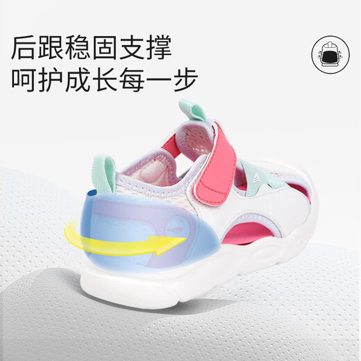 Dr. Jiang Toddler Chaussures pour les garçons et les filles d'été Sandales pour enfants décontractés 2S14A2007AM blanc / bleu / rouge taille 24