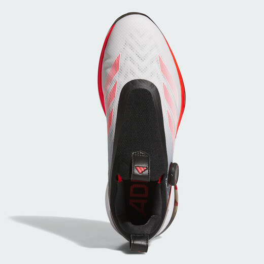 Adidas Golfschuhe für Männer Adizero ZG Sportkomfort, Nicht-Schlupf- und Wasserspritzer Boa 2025 Neue Style Spikes IH9896 Weiß/Bright Red/Black 40 (UK7)