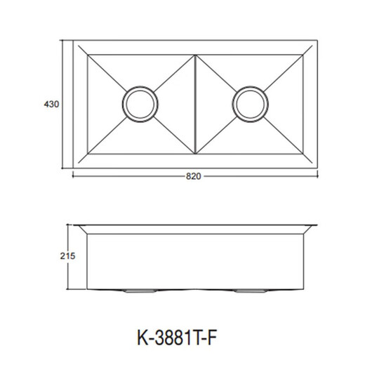 Kohler K-3881388397830T-FP-NA Porris Hülle Küche Wasser K-3883T-F/P-NA