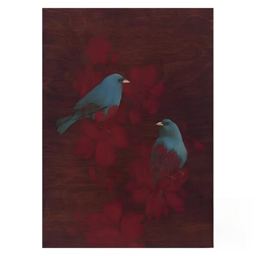 OUOETY CHANAKYO PEINTURES D'HUILE RETRO RETRO EN RETRO, PEINTURES DE SOIR SALLE DE STYLE MÉDIEVALE PACHEMENTS, SENSE ENTRANCE SENSE ROUGE RED HALLE ENTRANCE 30MM_FRAME Taille 60 * 80 [Paint Core 49 * 691 Pure peinture d'huile peinte à la main pure à la main